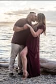 Wore this dress to take engagement photos and absolutely loved how they turned out. The fit on the top made my girls look great even without a bra and the slit is super sexy. Love! - Samantha H.