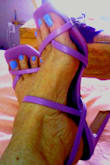 Love love love the shoes can't wait for summer. my favorite color - Linda M.