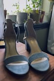 I love these heels. I got them for my wedding in May and they are perfect in size and color, shipping was very fast which was definitely a plus. - Sarah E.
