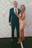 Loved how it fit! Perfect length for a wedding, just tight enough. The only thing that fits weird is around the bust area but I also have no boobs. - Yvette L.