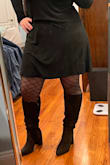 These boots are comfortable and really nice looking. I received so many compliments. I have thick calves and didn't have any issue pulling them up. - Stephanie G.