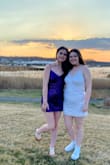 I wore this to my senior night out and it was great. The strap did need to be tied toward the bottom and it did fall off my shoulder every once and while but over all I liked the dress. Usually, I'm between a medium and a large and after reading the reviews I got and medium and it wasn't too tight fitting which I liked. - Meagan C.