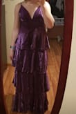 I ordered this dress for prom this year. I came right when it said it would. I will say the size guide is a bit inaccurate, it would be nice if it went more by measurement than weight. I ordered my usual size of small instead of the medium it recommended. It fits great, and the material is a bit stretchy so don't worry about sizing down. t
The dress is a little long on me but I'm only 5'5 so its not a big deal. Overall very happy! - Avery B.