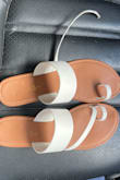 These sandals are so cute and fit true to size, but sadly broke after 1 week and only had worn them twice :( - Grace G.