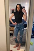 Love this top! Its so versatile, you can dress it up or dress it down. I'm always scared to buy body suits because of my long torso but this one fit perfect! - Krystle G.