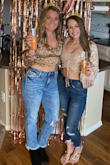 Wore this top for my golden birthday and it was perfect! Great fit! Comfortable and you can adjust how much you want it to be cropped. - Courtney K.