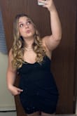 I love this dress. It is so flattering and hugs in all of the right places. My weight has been fluctuating a lot recently and when I first got this dress I was pretty small at 135lbs, and it fit amazing then. I am now about 160lbs and it still looks incredible. It also is one of the most comfortable dresses I own. - Anna B.
