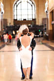 Wore this dress for my vintage military wedding and it was perfect! Loved the low back. - Clair G.