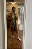 I'm obsessed with this cardigan! It's soft, and keeps you warm. Even if I'm petite, it ends at a comfortable length and still looks cute. No alterations needed! You can definitely wear it out or at home lounging or doing chores. Recommend! - Katrina C.