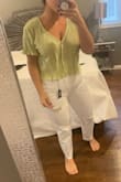 This too is the cutest! I paired with high-waisted white mom jeans for vacation! - Courtney D.