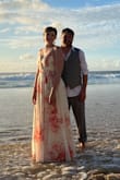 I ordered this for my vacation/anniversary celebration where we went back to where we got married; it was perfect! The top fits well and the dress was long enough which is hard to find. 

I originally ordered a large and it was a bit loose, so I swapped for the medium and was happy with it. - Hannah B.