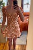 So cute and perfect length. The sleeves are a little puffier than expected but it looks good. - Brianna M.