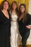 This outfit got so many compliments throughout the night and its SO comfy! I did need the pants hemmed but other than that it was the perfect mix of covered up but still sexy!! Loved it! - Angela B.