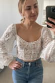 So freaking cute. Fits great! I'm petite and this top fits like a glove! I have a small chest but this too fits perfect - Alexia G.