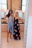Loved this dress and got so many compliments! The material was great, it was super comfortable and the color was beautiful. I ordered an XS as the reviews said to size down and it fit perfectly. Only thing is the material wrinkles sort of easily and could have used a steamer. - Ariana P.