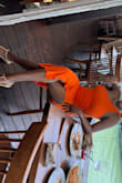 I thought this was a lovely dress, it's pretty casual and light. Fits very well and is quite flexible however, I hadn't realized it had an opening on both sides which I really didn't mind as I'd purchased it to wear on vacation. It's gorgeous! - Beverly B.