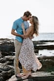 WOW, if you are looking for a dress to make you feel like a million bucks... This is it. I would warn that it can be tricky to get into it because of all the straps, but the end product is WORTH. IT. I used this dress for a beach engagement photoshoot and it was a flowy dream. I'll let the photos speak for themselves. - Daniela D.