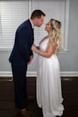 We got officially married during the pandemic and had a super small ceremony at my dad's house last minute and this was beautiful! Flowy and comfortable and has weight to it so clearly keeps you covered (even with no bra) and is high quality! Absolutely loved it and will probably take it on our honeymoon! - Megan D.