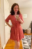 Please make this dress in four more colors!!!! It is so flattering and cute. The only place it feels tight is in the arms-eye; when reaching for things it feels a little restricting. But all other details are perfect and the dress is very flattering. - Marlane B.