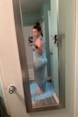 Ok. Let me say this. I love the dress BUT I am someone that has a little bit of booty, and this dress made my butt look HUGE! Like I felt like a Kardashian lol. So if that is the look you are going for, get the dress lol. I just didn't feel comfortable with how huge my butt looked lol. - Cari P.