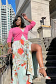 Love! Love! Love! this dress. The fabric is sumptuous. I felt pretty, I felt sexy, I felt confident! Gave me all that and more. Made me want to kick up my heels, which is exactly what I did. Belle of the ball I was. Getting the pink one too. - Hope H.