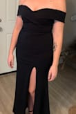 This dress was so comfortable and flattering! I'm 5'9"/ 5'10" and I was able to wear heels as well. So classy! - Taylor B.