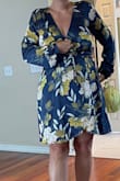 I love this dress but the company sent the wrong size. I ordered a large but was sent a medium. It did fit except around the bust. I had to return it and was unable to get a replacement because the dress is sold out. Disappointed. - Jen S.