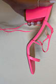 These are for sure a statement but I got them for my bachelorette party and I can't wait to wear them!!! They fit great and I love how the straps can be made as tight as you need because I have long skinny narrow feet! They also seem easy to dance/walk-in! - Kayla B.