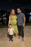 I'm all about getting body cons while pregnant! Saw this one and HAD to have it! Fits true to size. I ordered a medium which is my usual size- obviously a little tight on belly but my belly is huge! Lol - Brittany S.
