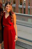 I wore this to my work formal and every one was in love with it. Had to hem an inch from the bottom but otherwise fit like a glove. Was getting compliments all night <3 - Mumtu L.