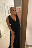 I needed a dress FAST for a gala. I had less than 4 days & no dress!! The shipping was fast & the dress fit me like a glove! It was very flattering on my curvy shape; however, just a tad too long, so if you're short like me, give yourself time to get it hemmed. Otherwise, I made it work! My friends loved the length, but my feet did not! Lol. It's totally a preference. 10/10 recommend! - Destiny G.