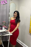 The dress is beautiful! I wore it for my gender reveal and got so many compliments! - Pooja T.