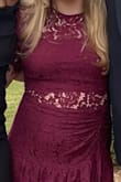 Bought this for my tween who has a very square torso and she felt like a million bucks in it. Between the ruching and the lace cut-out, it gave her a little more shape! Really beautiful! - Marguerite M.