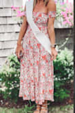I ordered this dress in a floral print a year and a half ago for my bridal shower, and when I saw this in a new color, I had to grab it! Got SO many compliments and people actually asked if they could buy it for me. Fits perfect, doesn't fall down, and is extremely flattering. Can't wait to wear it this summer! - Stephanie H.