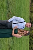 I love the green color! This dress sold out at least 5x before I was able to order it. Finally landed a small and a medium... Fortunately, medium fit perfect! The slit isn't too high. I still wore a bra personally. - Katie T.