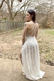I really wanted to love this dress but the top is just way too loose compared to the bottom bodysuit. I wish it had tie straps back so you could tighten it versus having to get alterations. 
Sadly, it's being returned. - Justine P.