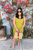 Wore this dress to a wedding in Mexico and got so many compliments! The color is perfect for spring and summer. The cut is super flattering and the straps are adjustable. - Evie D.