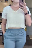 Nice simple shirt. It is more see through than I thought it would be. - Ashley S.