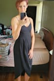 Such a perfect dress for the outdoor wedding! My TTS is a medium so I got a M in the mauve but it was too loose. The Small was perfection. I had to hold the front puce of material down from the wind but got lots of compliments! I wore Zyia Seamless Shorts underneath for shapewear and in case the wind got me slippin'. Paired it with black floral heels and had a super sweet date to complete the night. - Tiffani T.