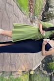 I really liked how the dress looked and fit. The material also feels pretty nice and doesn't wrinkle easily. Only complaint is that it came with a small hole towards the bottom. - Rasinie S.