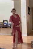 i feel like this is a perfect dress for spring! it fits me really well and it isn't uncomfortable at all. would definitely recommend. i feel like i should audition to be the pretty woman who touches the letters on the wheel of fortune haha. i think i'll get multiple colors :) - Marli F.