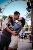 I absolutely loved this look for our Vegas elopement. The fringe, cropped top, and open back gave me trashy Vegas vibes so I decided to purchase it for our nontraditional wedding. I got so many compliments on the outfit! The material is thick and not too tight. - Laura B.