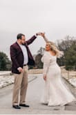 I felt beautiful in this dress!!! I wore it for our engagement shoot and will be using these pictures for my save the dates! - Karla P.