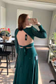 Perfect fit and color! Bought as my bridesmaid's dress for a wedding in September and it's perfect! Wonderful quality and fit. - Alixandra V.