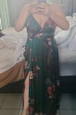 This dress is so beautiful and so comfortable. It fits like a dream and is easy to adjust to fit the bust. I haven't worn it out yet but I'm dying for someone to invite me to something so I can wear it. I actually wore it around the house after trying it on because I didn't want to take it off = You will not be disappointed. - Kristen C.
