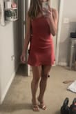 I ordered a medium and a small and preferred the small tenfold. Super cute, great material and color. Perfect fit. Kind of short, but it's supposed to be. 10/10. - Elisha M.
