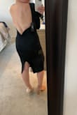 It lacked the wow factor. The back is great but the front feels very casual and the side zipper sticks out and looks awkward. I had to return it. - Heather Z.
