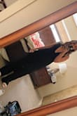This romper was a show stopper, absolutely loved it!! The only downfall would be that well it's a romper so it gets tricky when you have to use the restroom. && the zipper was on the side so it was a little hard to zip by myself. But received so many compliments. - Jordan F.