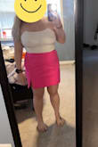 this skirt was a great length and for really well! - Rebecca E.