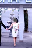 My husband and I celebrated our 10th anniversary in Las Vegas. I wore this for our vow renewal at the Elvis Chapel and then dinner at the Bellagio. It was exactly the look I was going for, and it was super comfortable. - Andrea K.